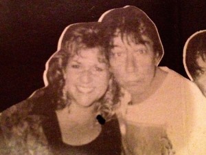Dana with Eric Burdon of the Animals
